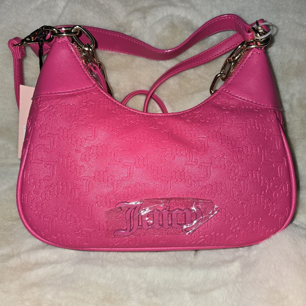Hot Pink Juicy Couture Crossbody/Shoulder Purse
